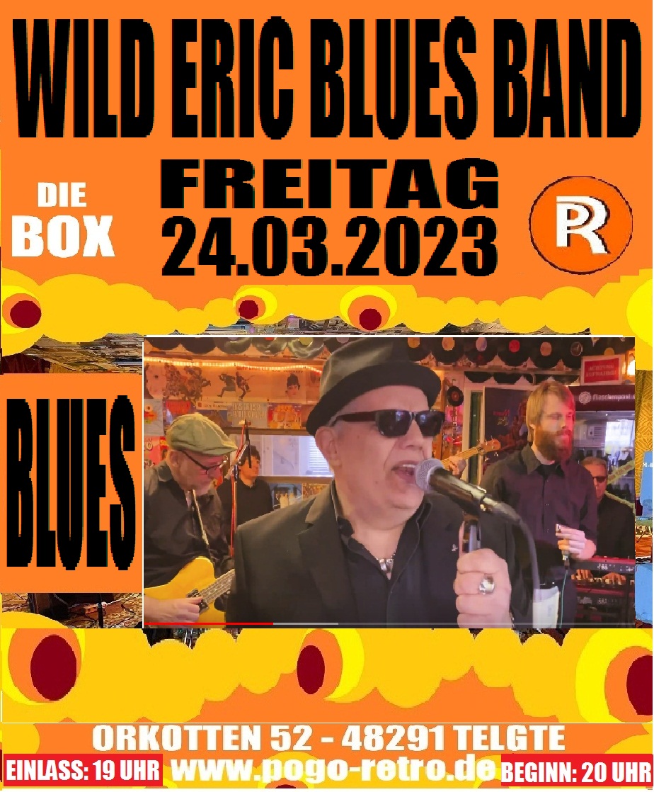 poster wild eric blues band